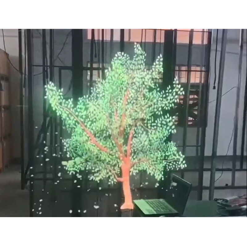 4K Slim Transparent LED Display Panel Πολυχρωματική υψηλής ευκρίνειας