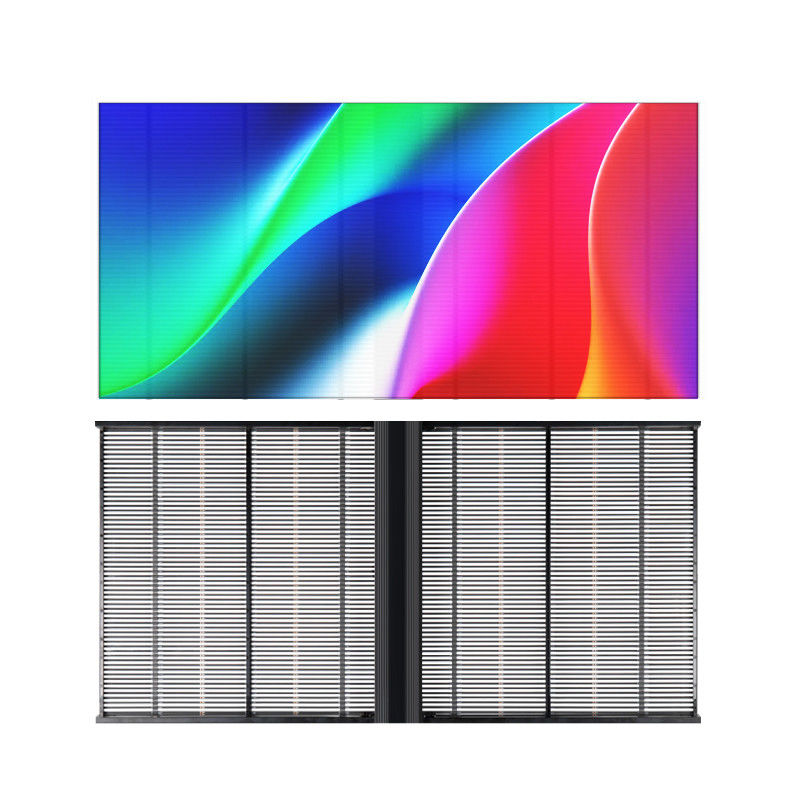 4K Slim Transparent LED Display Panel Πολυχρωματική υψηλής ευκρίνειας