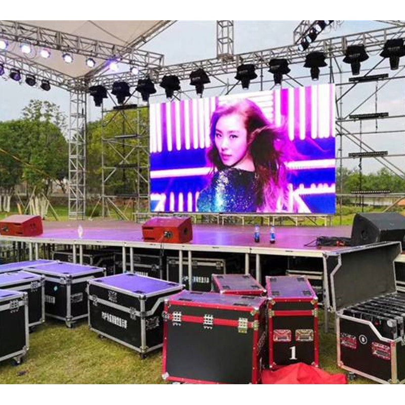 P2.604mm LED Wall On Hire Ανανεωτικό ρυθμό 3840HZ για σκηνική παράσταση