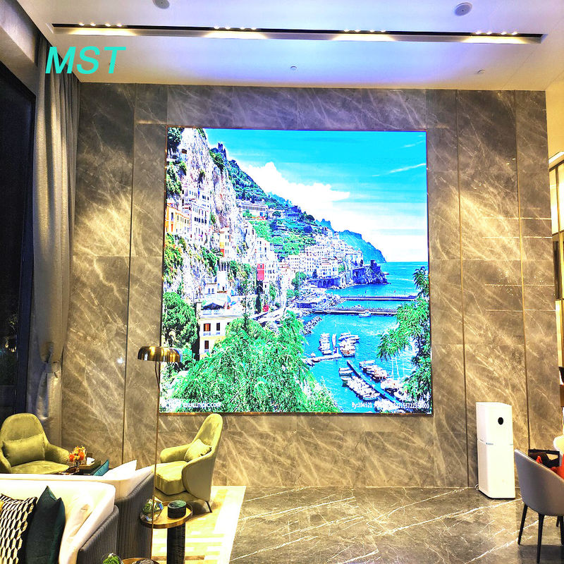 Μόνιμη οθόνη οθόνης LED εσωτερικού RGB SMD1212 για εμπορικό κέντρο