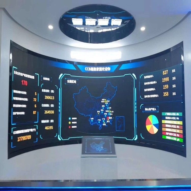 Πνευματικά αδιάβροχη οθόνη βίντεο LED P3.91 Πολυχρωματική οθόνη τοίχου για εσωτερικά εξωτερικά