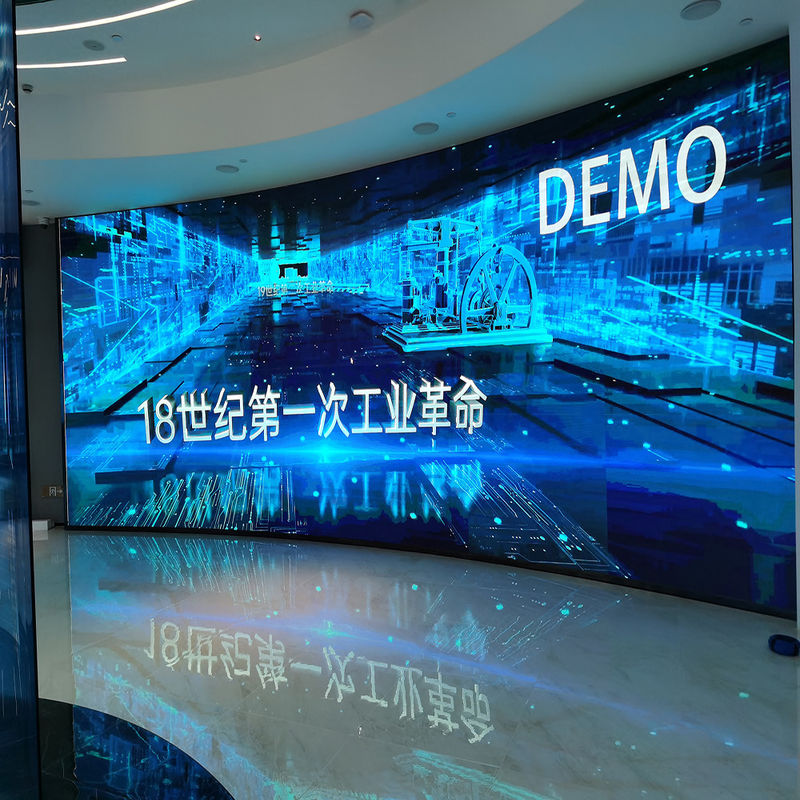 3840HZ Curved Concert Video Wall, SMD1515 LED οθόνη για θεατρική παράσταση