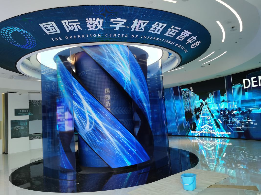 3840HZ Curved Concert Video Wall, SMD1515 LED οθόνη για θεατρική παράσταση
