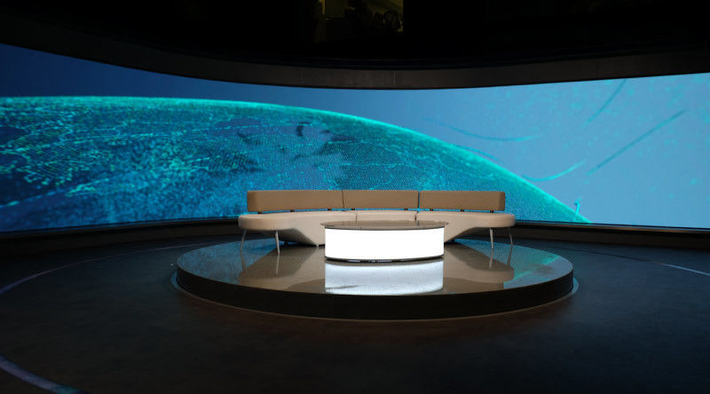 3840Hz IP65 καινοτόμος τεχνολογία οθόνης, Πολυχρωματικό ευέλικτο LED τοίχος βίντεο